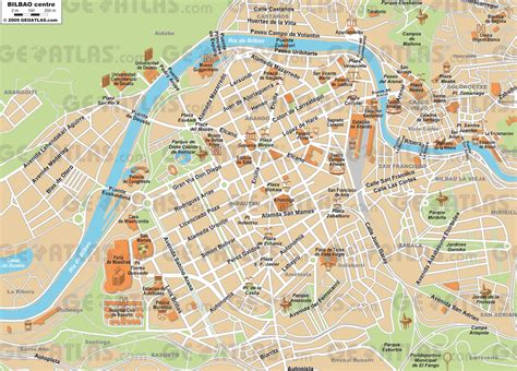 bilbao spanien maps